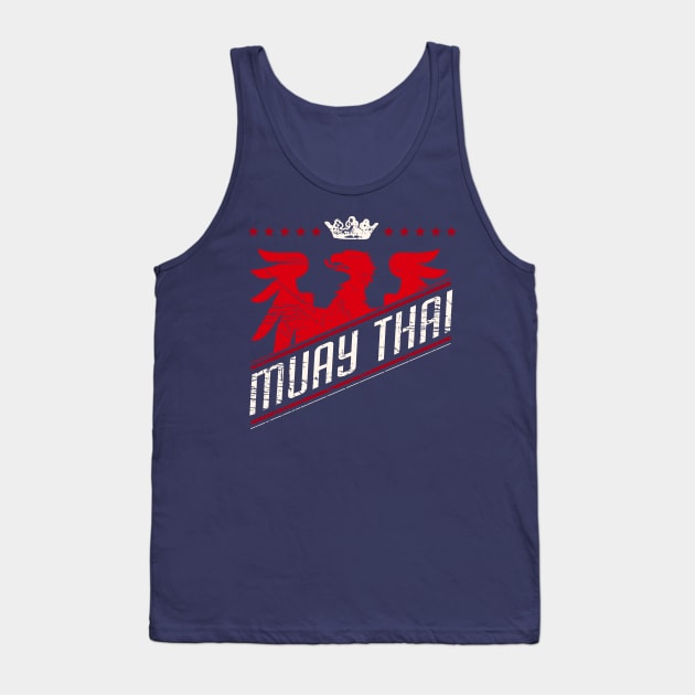 Eagle Muay Thai Shirt Tank Top by ThreadsMonkey